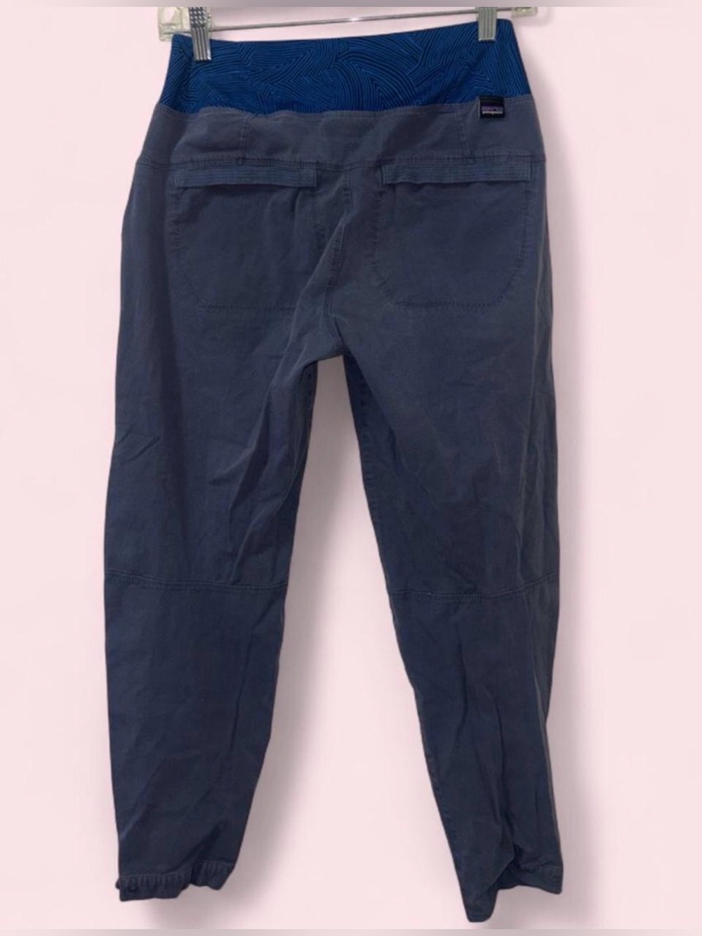 Patagonia Navy Jogger Pants with Royal Blue Waistband